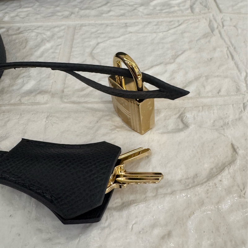 Hermes85石板灰金釦bolide25-27