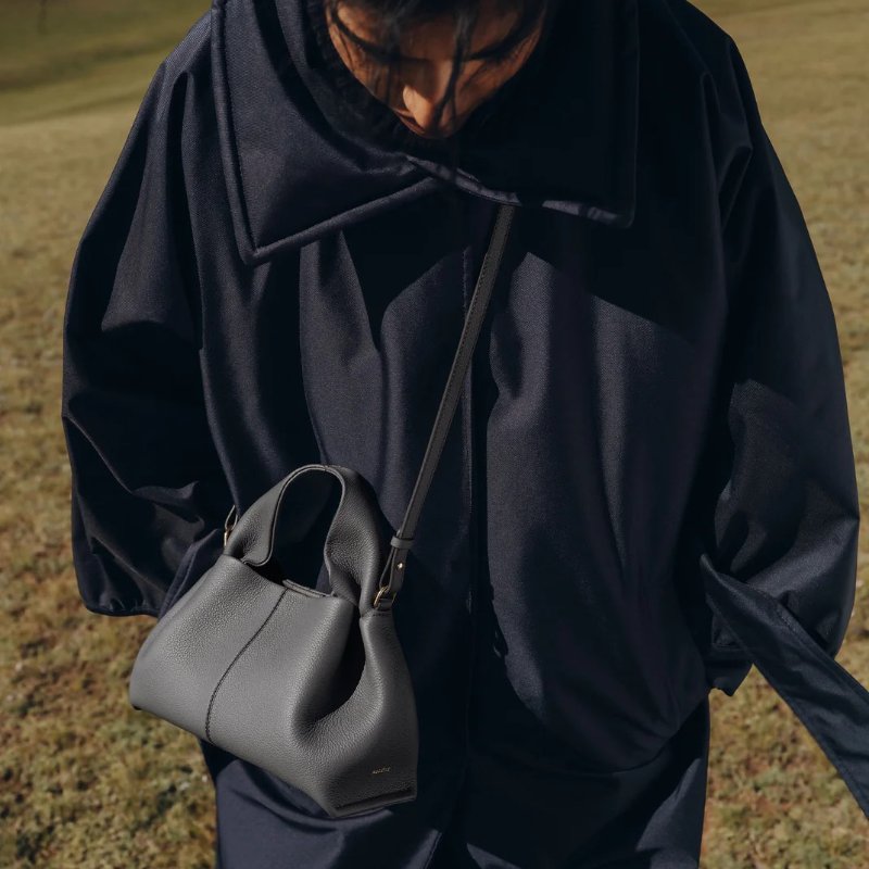 Polene NUMBER NINE MINI 岩石灰色 雲朵包-1