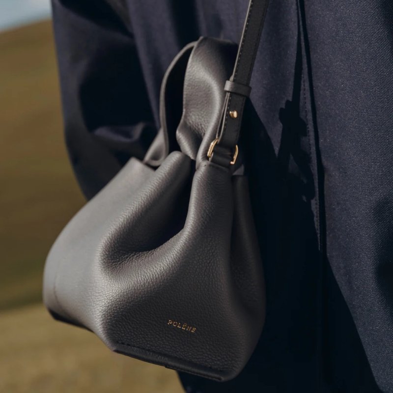 Polene NUMBER NINE MINI 岩石灰色 雲朵包-2