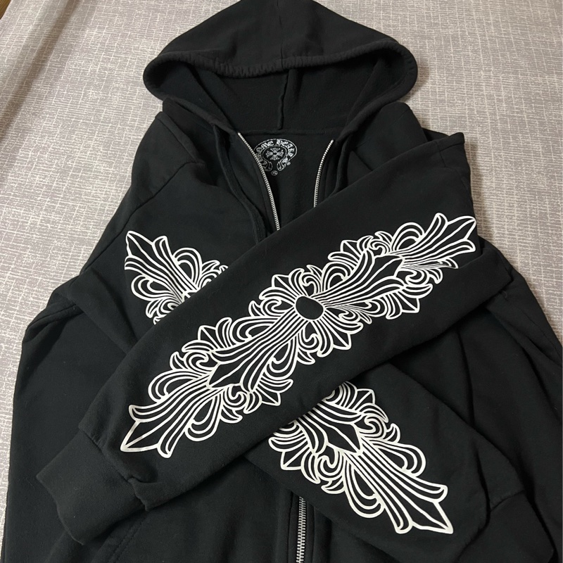 Chrome Hearts 克羅心Horseshoe zip up hoodie 花臂馬蹄拉鍊外套-0