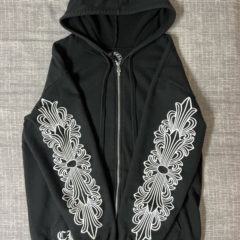 Chrome Hearts 克羅心Horseshoe zip up hoodie 花臂馬蹄拉鍊外套-5