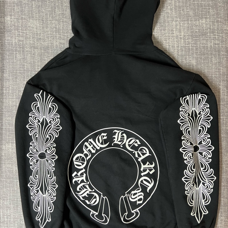 Chrome Hearts 克羅心Horseshoe zip up hoodie 花臂馬蹄拉鍊外套-6