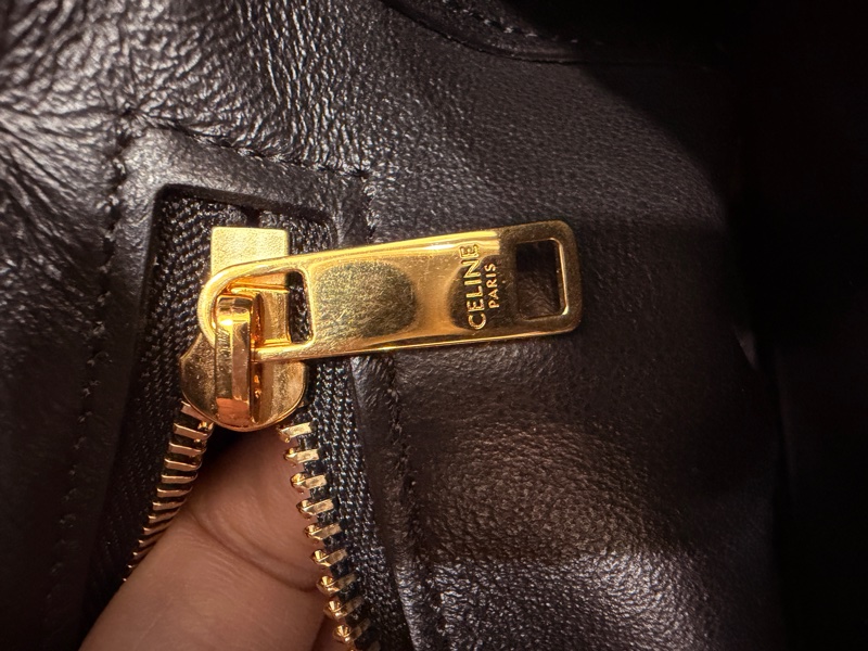 Celine C BAG 金釦 深藍 lisa同款 豆腐包 鏈條包 斜背包 手提包 側背包 肩背包-32