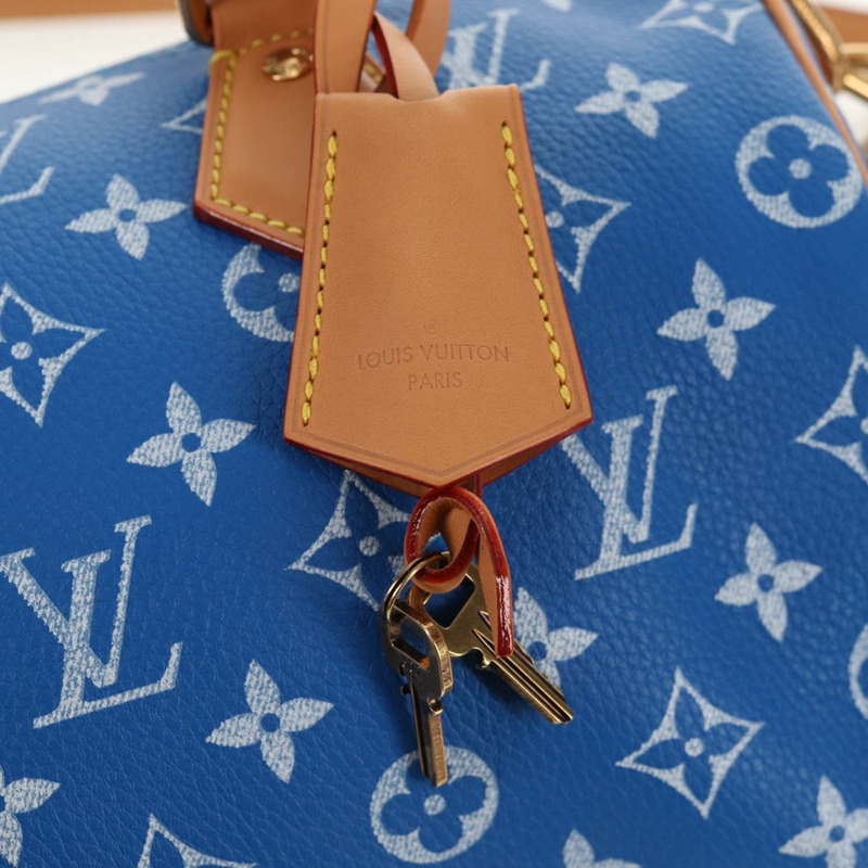 【日本直送】路易威登 Monogram Speedy P9 Bandouliere 25 手袋 藍色 M24424 LV 正品 139046SM-8