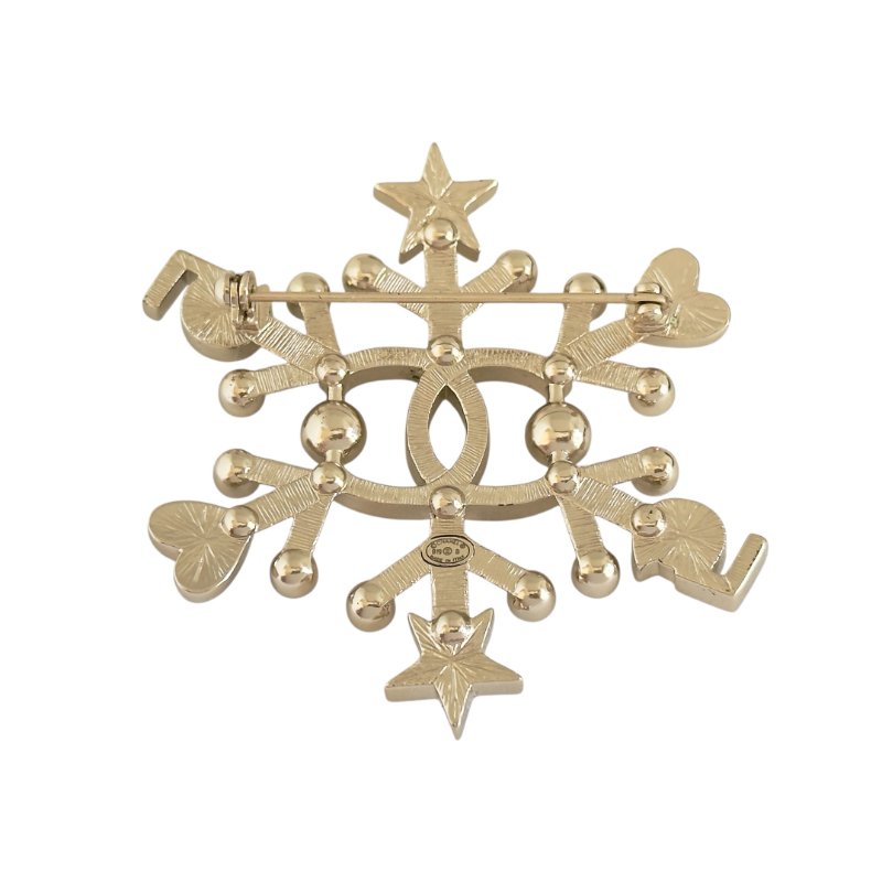 CHANEL CC 珠珠 水鑽 胸針-6