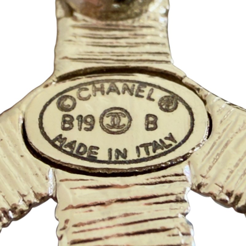 CHANEL CC 珠珠 水鑽 胸針-7