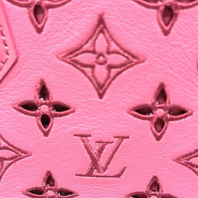 路易威登 M22878 LV Broderie Anglaise Alma BB 兩用皮革手提包,女士,粉紅色,近全新-11