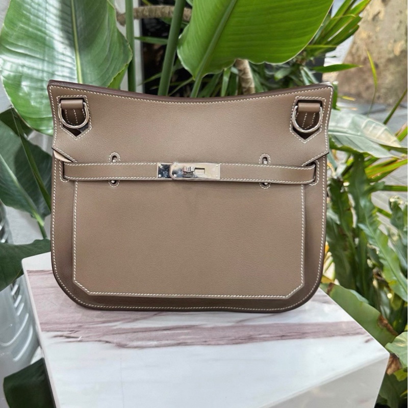 Hermes 愛馬仕 大象灰吉普賽 28 銀扣 swift皮 框N刻 全套無盒 99新-1