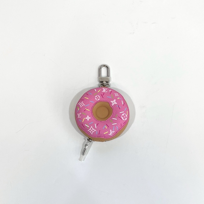 LV粉色Dount雙面設計包包吊飾 M02549-0