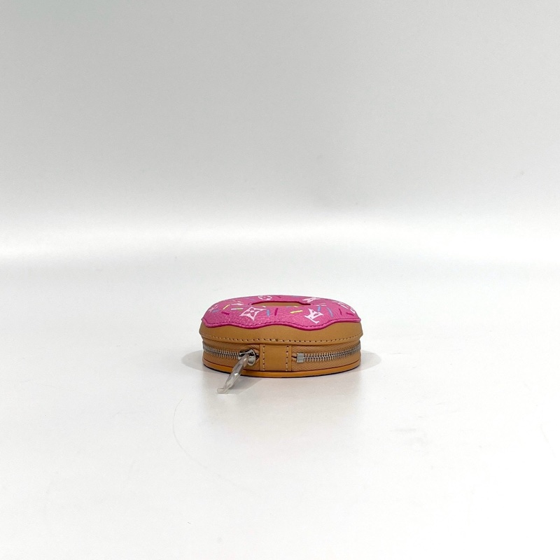 LV粉色Dount雙面設計包包吊飾 M02549-1