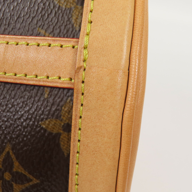 LOUIS VUITTON Monogram Duffle金扣手挽肩背兩用袋棕色-11