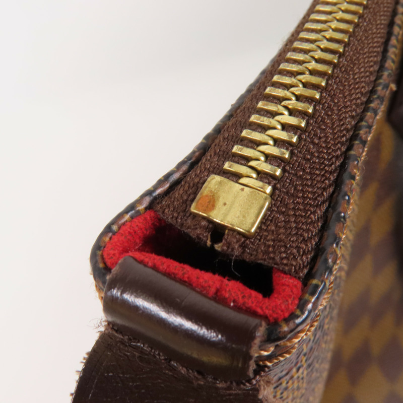 LOUIS VUITTON Damier Saleya PM金扣肩背袋-11