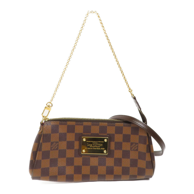 LOUIS VUITTON Damier Eva金扣手挽肩背兩用袋-0