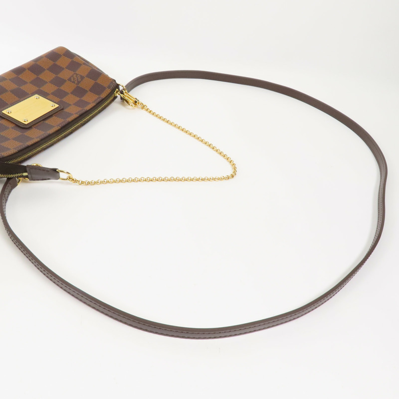LOUIS VUITTON Damier Eva金扣手挽肩背兩用袋-4