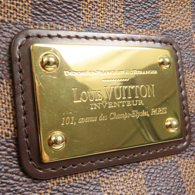 LOUIS VUITTON Damier Eva金扣手挽肩背兩用袋-9