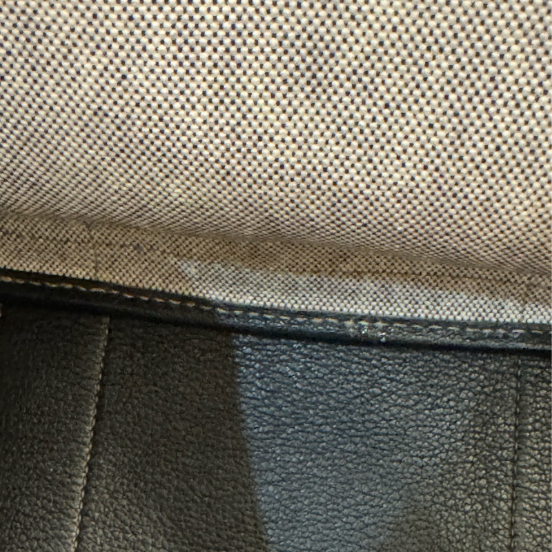 Hermes灰色帆布黑邊GP36-39