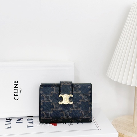 Celine 新款 凱旋門 三折短夾