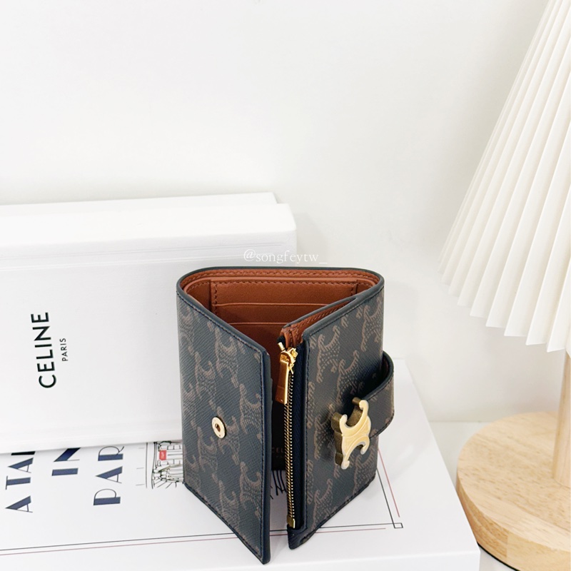 Celine 新款 凱旋門 三折短夾-2