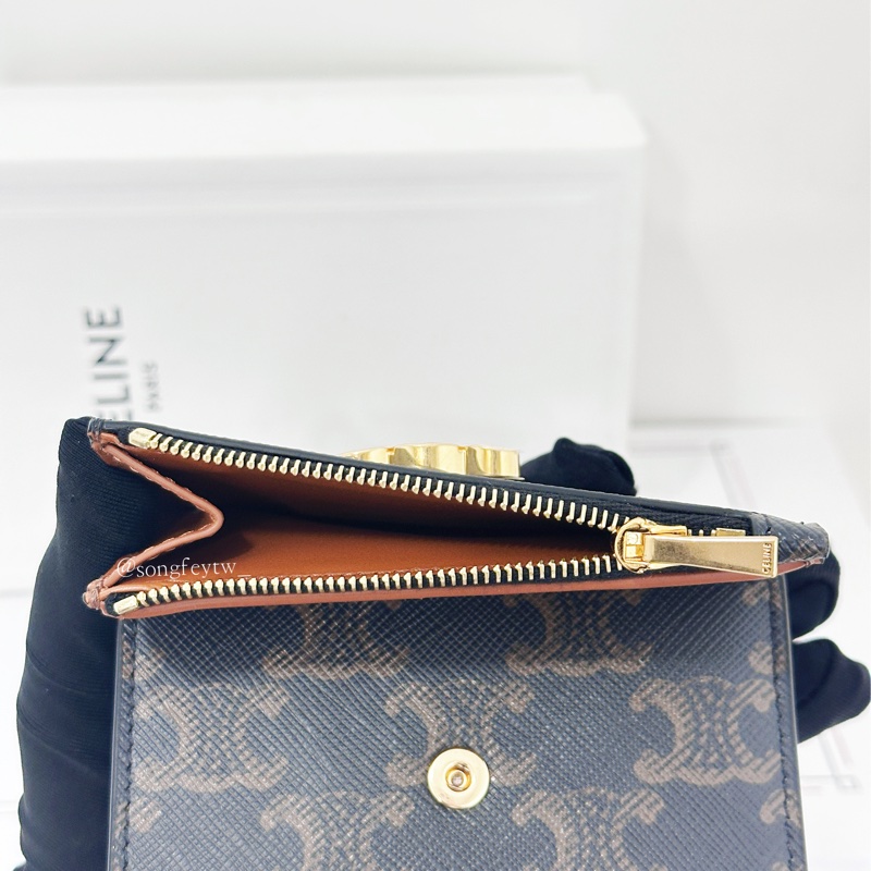 Celine 新款 凱旋門 三折短夾-3