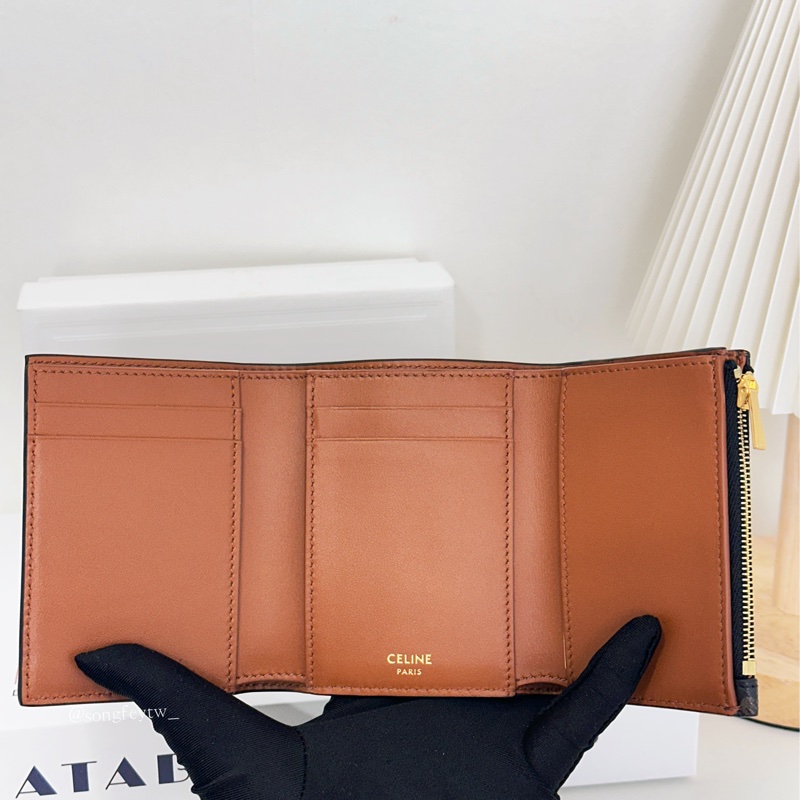 Celine 新款 凱旋門 三折短夾-4