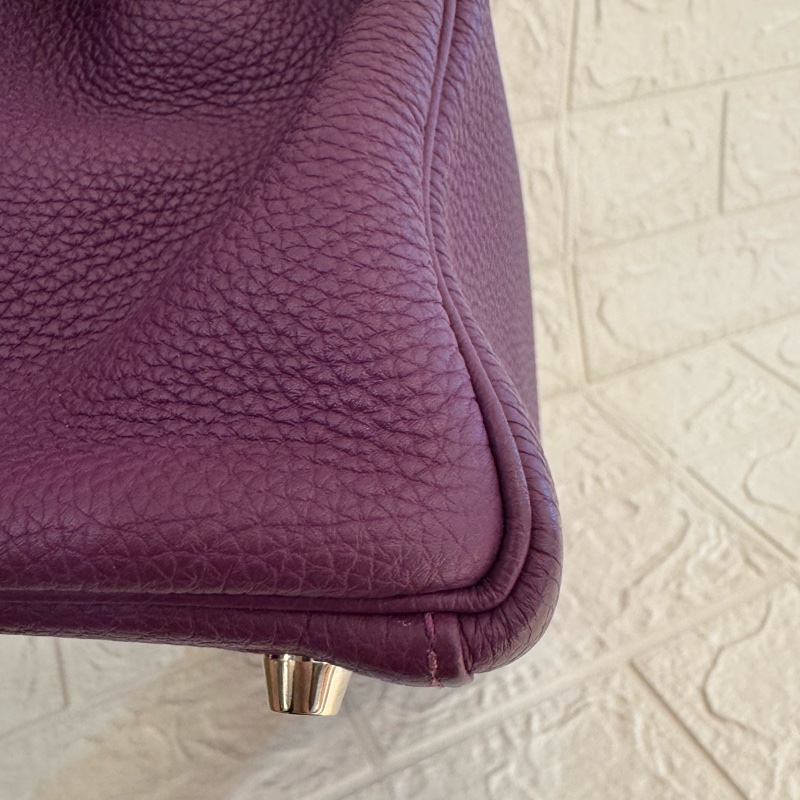 Hermes紫色銀釦kelly28 紫進不出✨-22