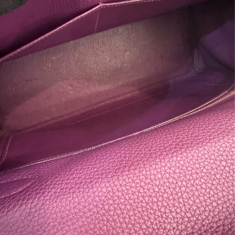 Hermes紫色銀釦kelly28 紫進不出✨-48