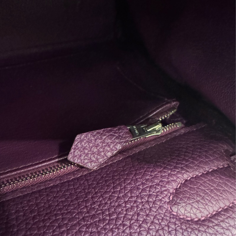 Hermes紫色銀釦kelly28 紫進不出✨-52