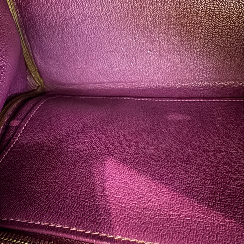 Hermes紫色銀釦kelly28 紫進不出✨-53