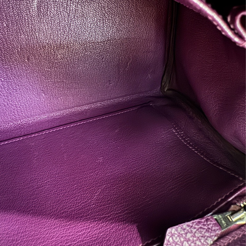 Hermes紫色銀釦kelly28 紫進不出✨-54