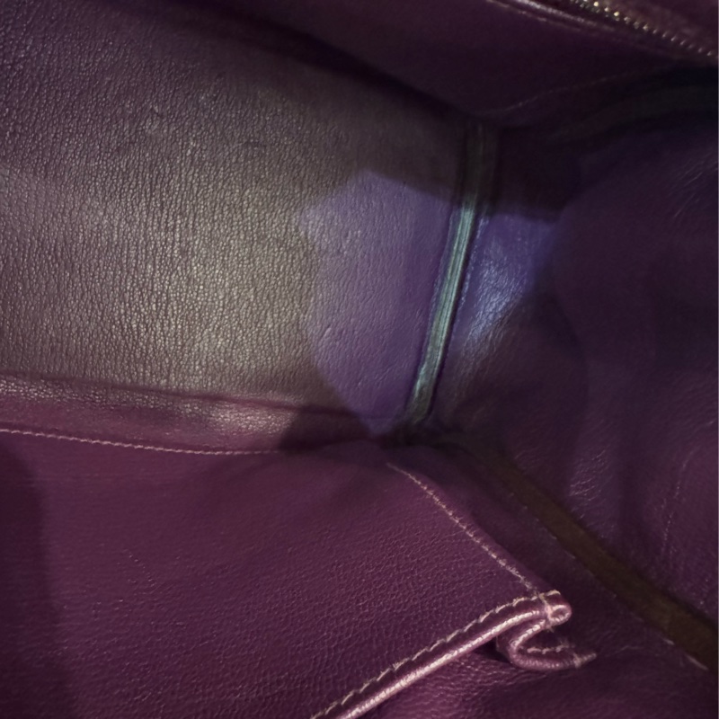 Hermes紫色銀釦kelly28 紫進不出✨-55