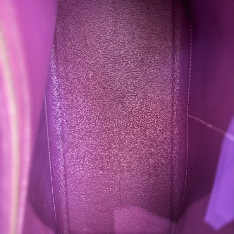 Hermes紫色銀釦kelly28 紫進不出✨-56