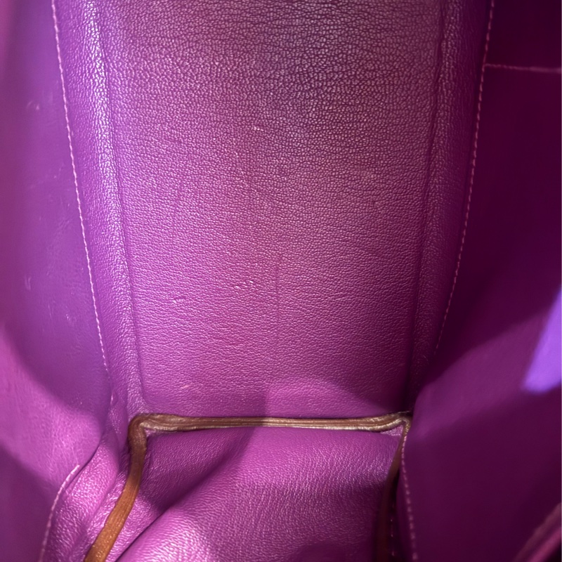 Hermes紫色銀釦kelly28 紫進不出✨-57