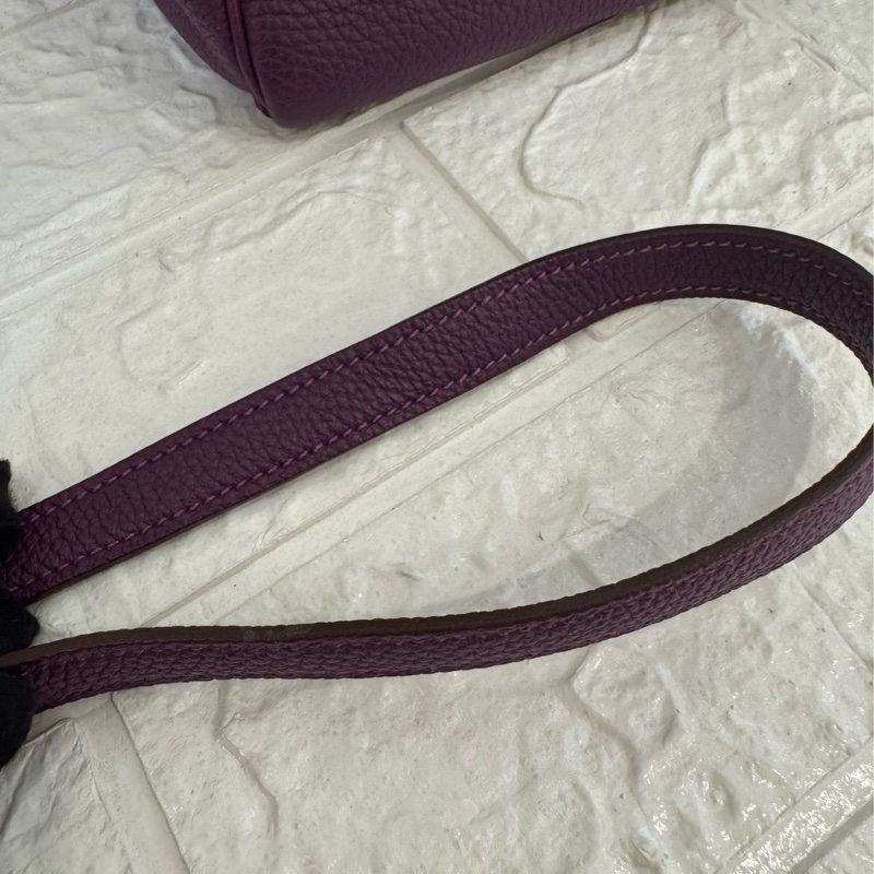 Hermes紫色銀釦kelly28 紫進不出✨-68