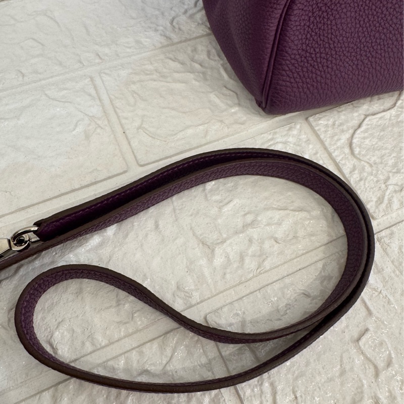 Hermes紫色銀釦kelly28 紫進不出✨-69