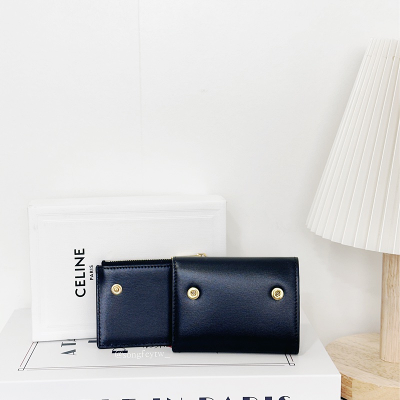 Celine 經典 凱旋門 二合一 兩用短夾-1