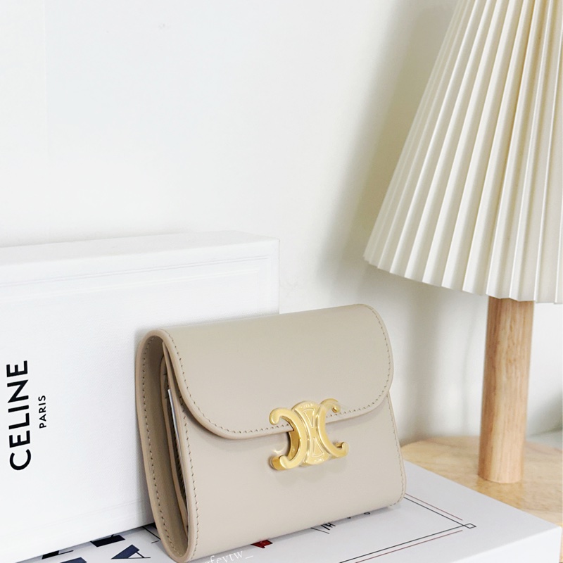 Celine 經典 凱旋門 三折短夾-2