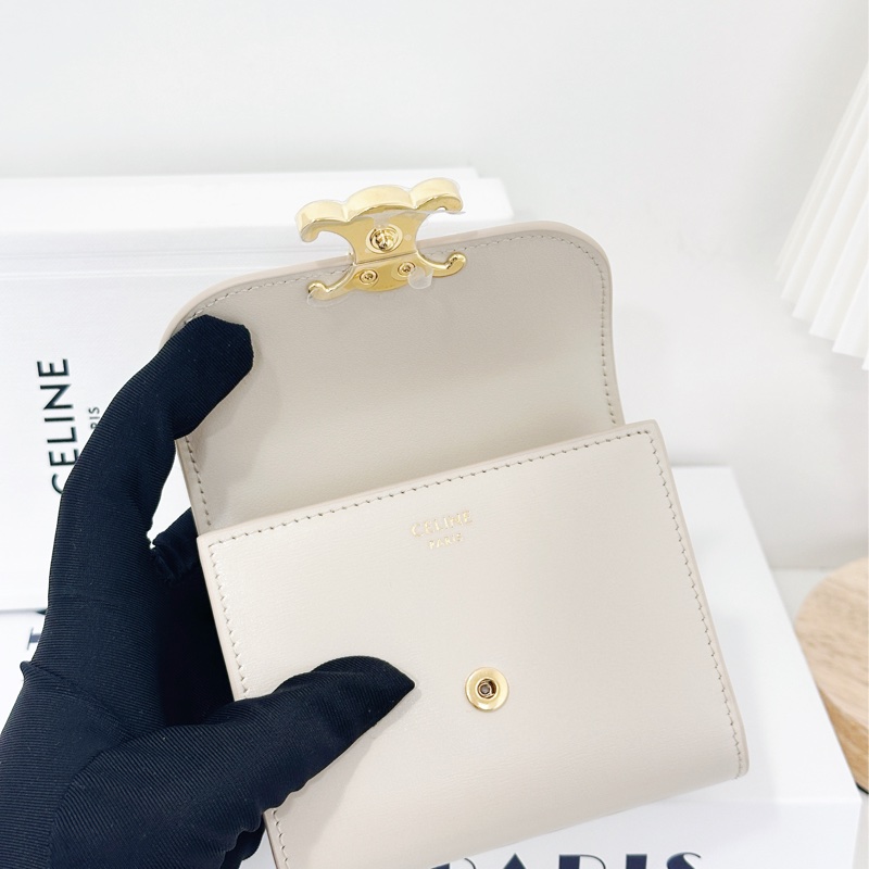 Celine 經典 凱旋門 三折短夾-3