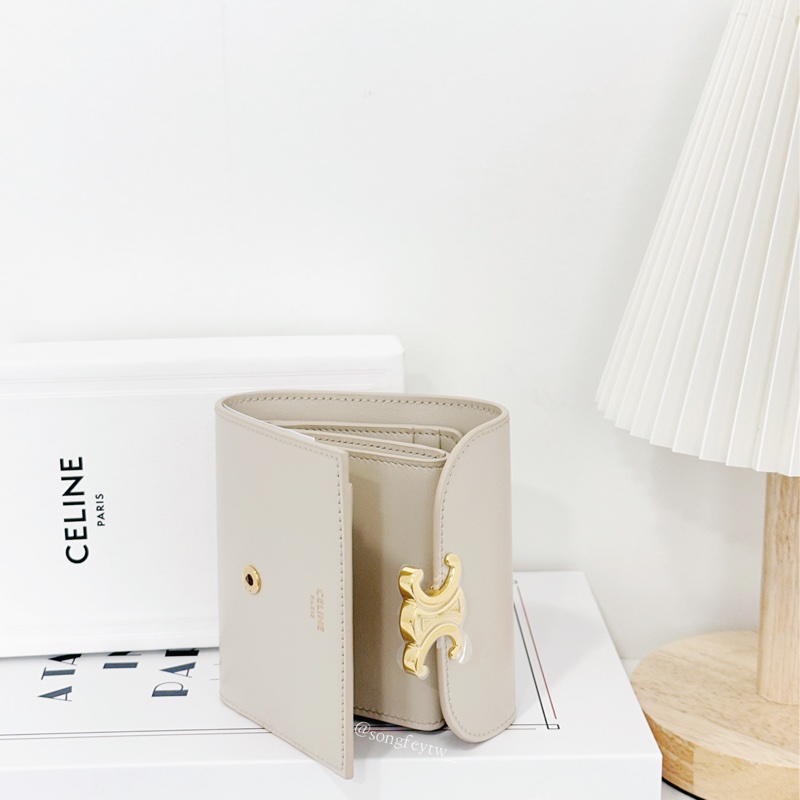 Celine 經典 凱旋門 三折短夾-4