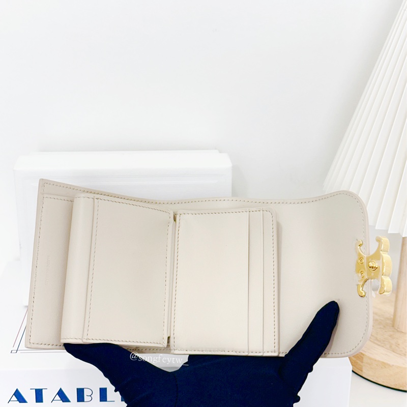 Celine 經典 凱旋門 三折短夾-6