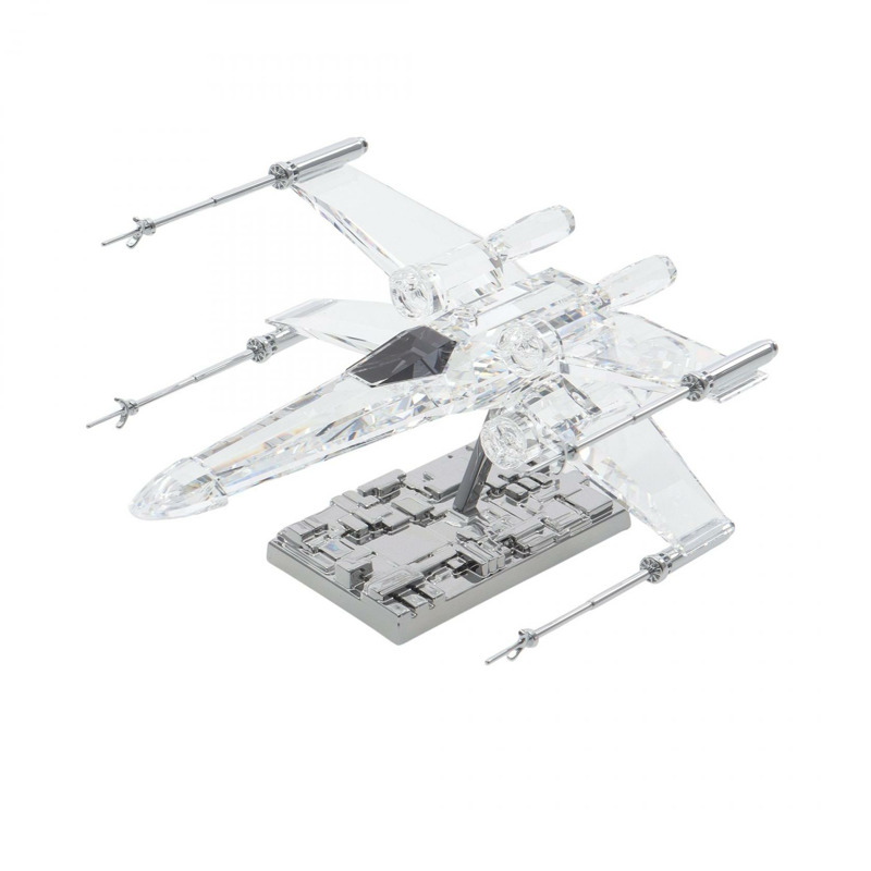 施華洛世奇星球大戰翼型星際戰鬥機擺件 其他雜項 水晶 透明 二手 男女通用-0
