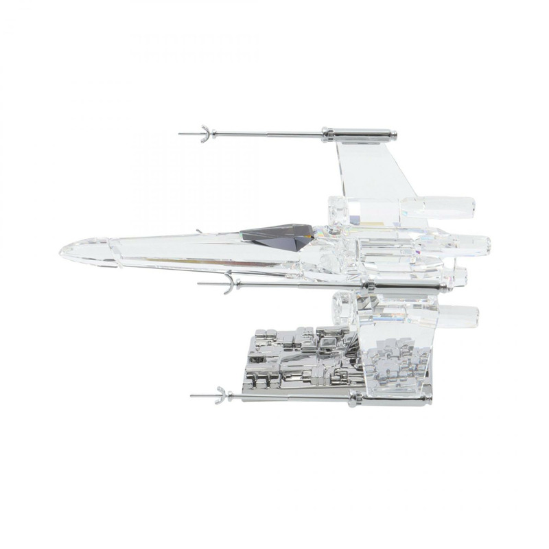 施華洛世奇星球大戰翼型星際戰鬥機擺件 其他雜項 水晶 透明 二手 男女通用-1