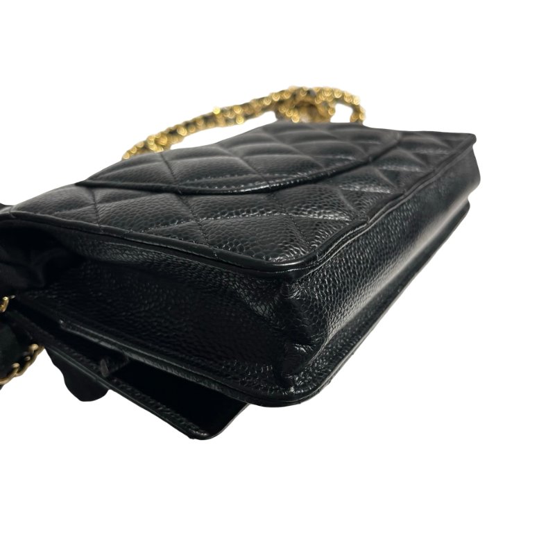 CHANEL WOC BLACK CAVIAR SKIN GHW [A07457]-6