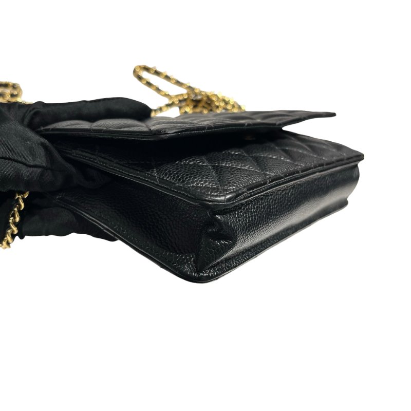 CHANEL WOC BLACK CAVIAR SKIN GHW [A07457]-7