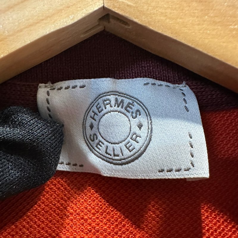 【美收精品】HERMES 橘紅色polo衫 4-134【隔月月中將轉賣至日本 上架期限30天】-5