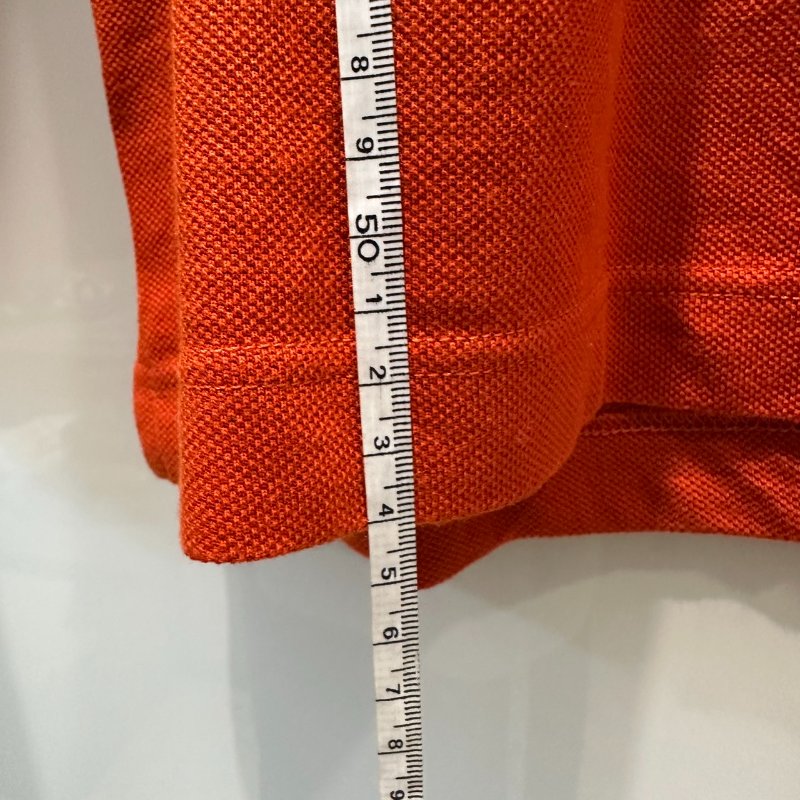 【美收精品】HERMES 橘紅色polo衫 4-134【隔月月中將轉賣至日本 上架期限30天】-9