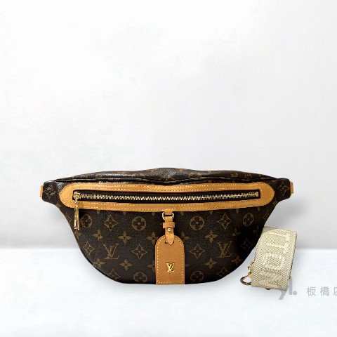 LV包包 High Rise 原花新款寬背帶腰包M46784-0
