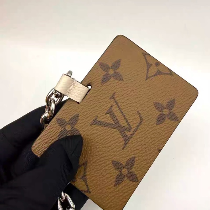 新款芯片款!Louis Vuitton LV Marellini 白色水波紋子母袋二合一鏡子-6
