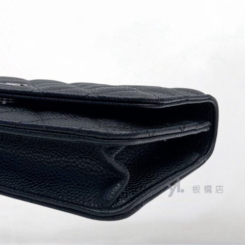 CHANEL包包 黑荔枝銀扣WOC AP4241-7