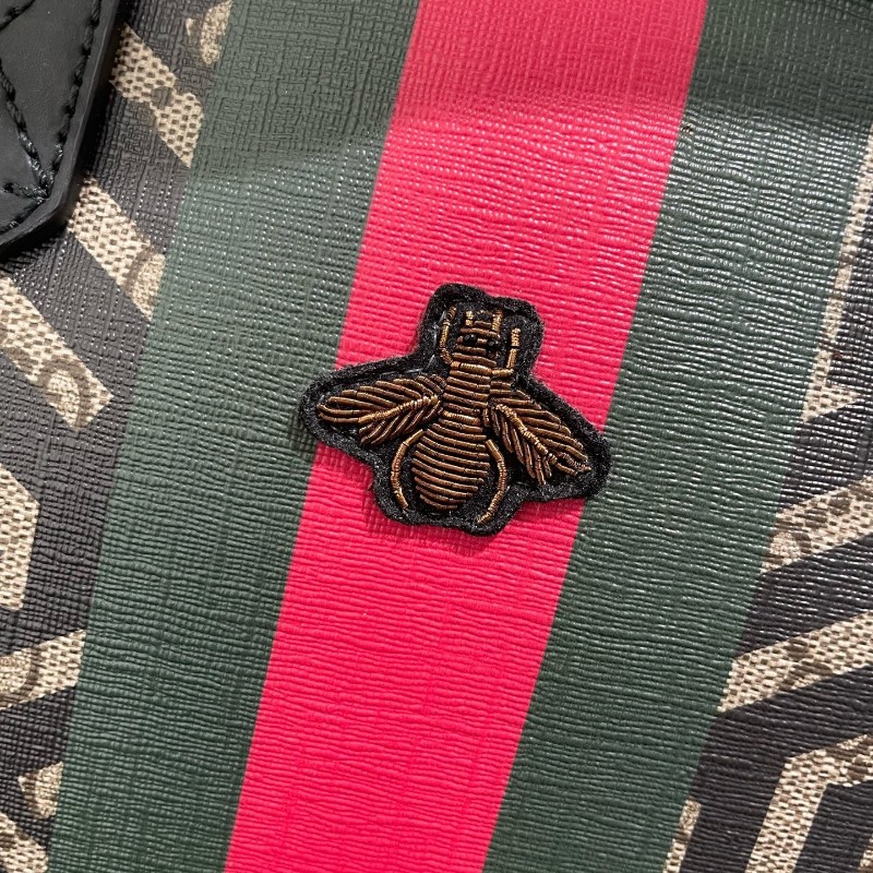 Gucci 蜜蜂公文包電腦公事包 手提包肩背包 肩帶可拆卸-6