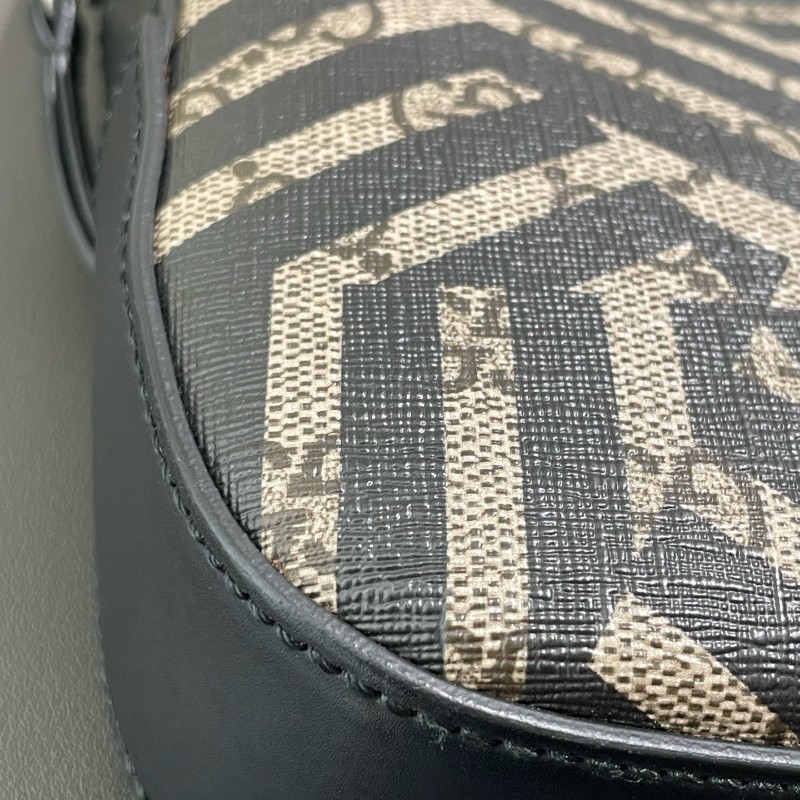 Gucci 蜜蜂公文包電腦公事包 手提包肩背包 肩帶可拆卸-12